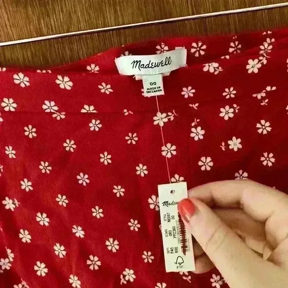 Madewell Floral Wrap Mini Skirt - Picture 3 of 4